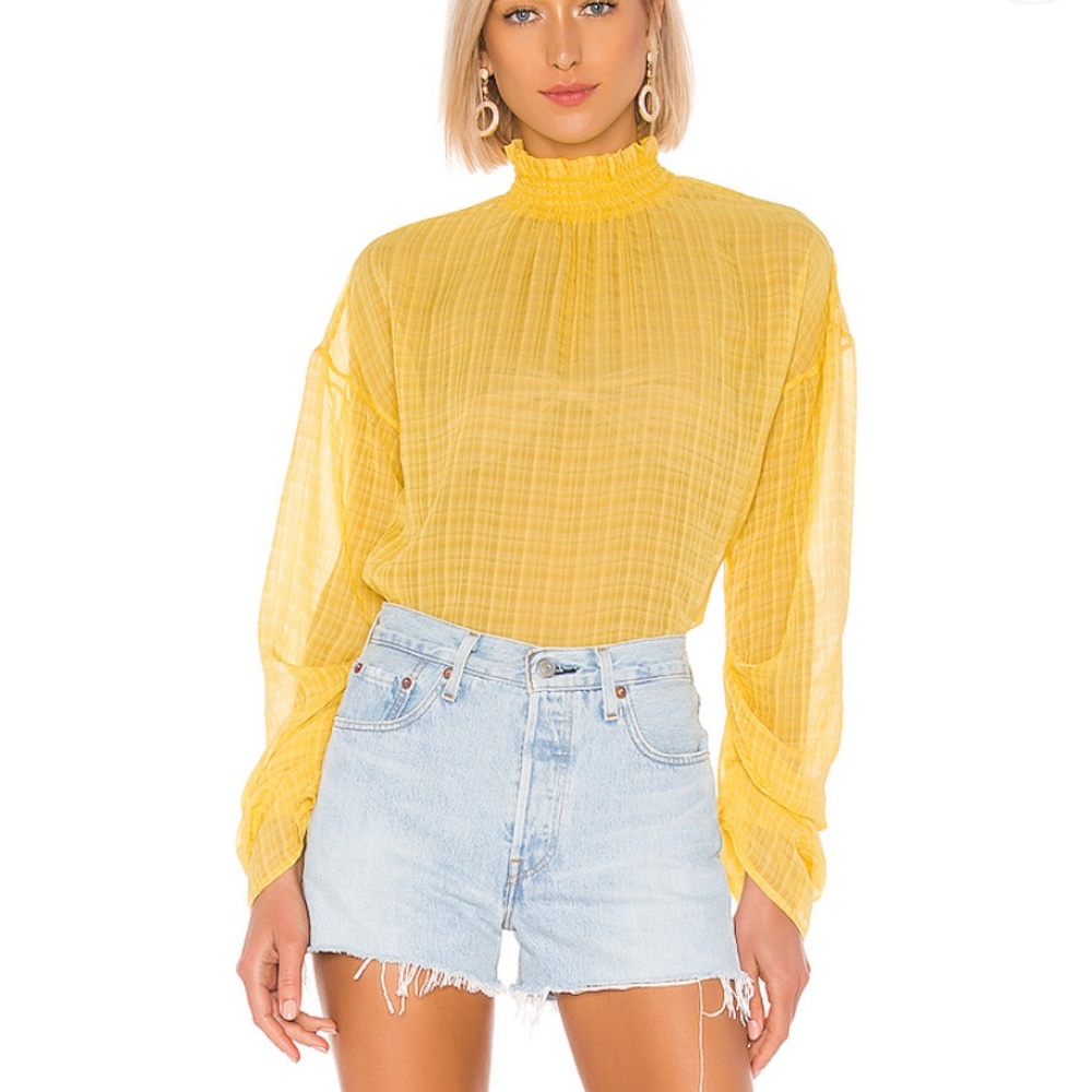 Yellow blouse